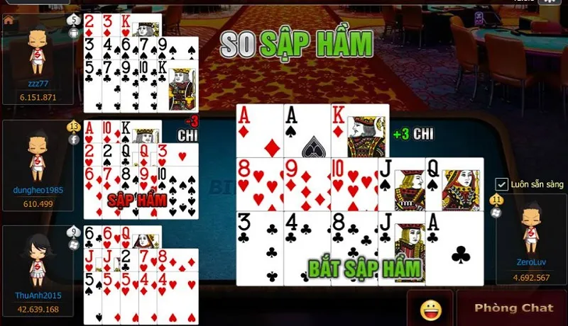 Các tổ hợp trong bài Mậu Bính
