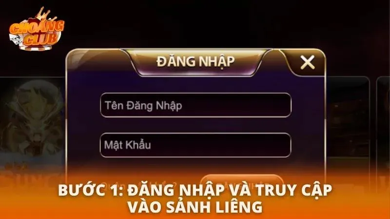 Giao diện chính của Choáng Club