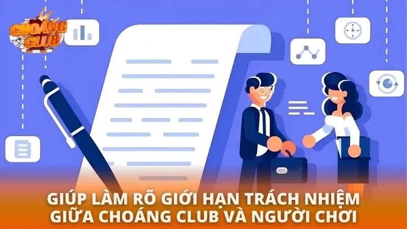 Trang miễn trừ giúp người chơi làm rõ được giới hạn trách nhiệm của cổng game